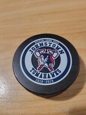 Johnstown Tomahawks NAHL 2018-2019 Official Hockey Game Puck